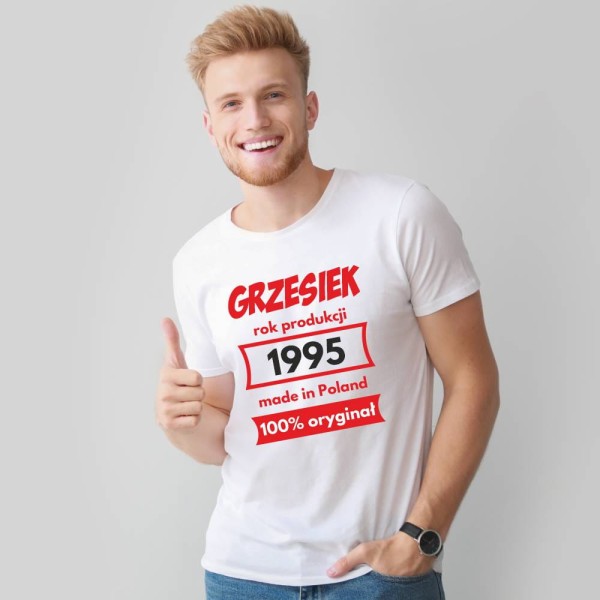 Koszulka Męska T-Shirt Prezent Na Urodziny