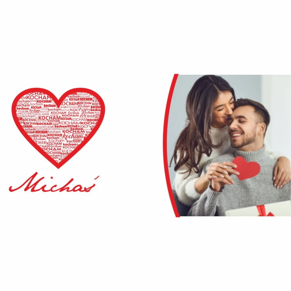 Kubek Na Walentynki Ze Zdjęciem i Imienie