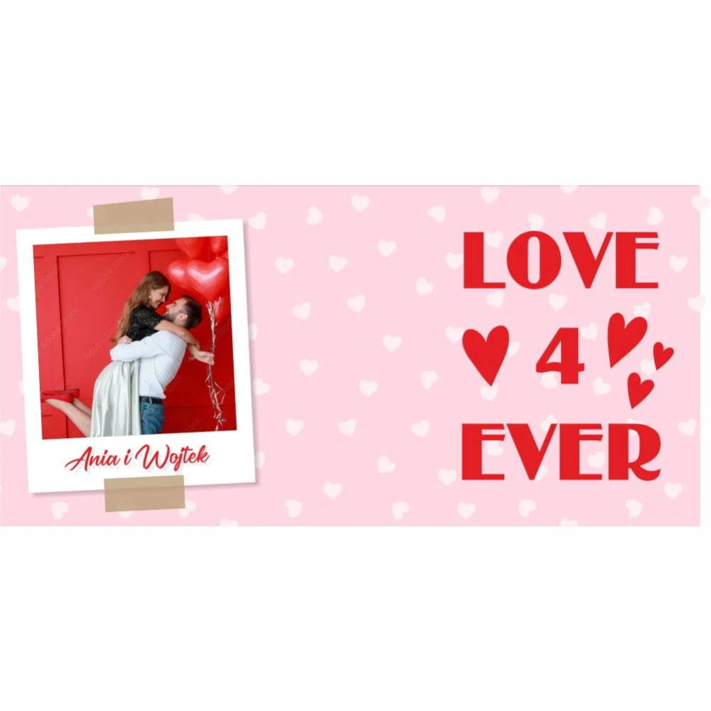 Kubek Na Walentynki Ze Zdjęciem i Imionami