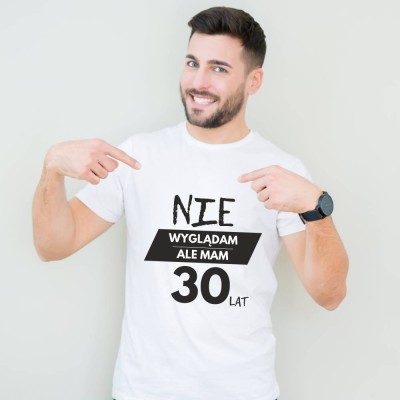Koszulka Męska Prezent Na 30 Urodziny