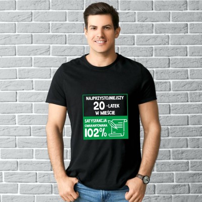 Koszulka Męska Prezent Na 20 Urodziny