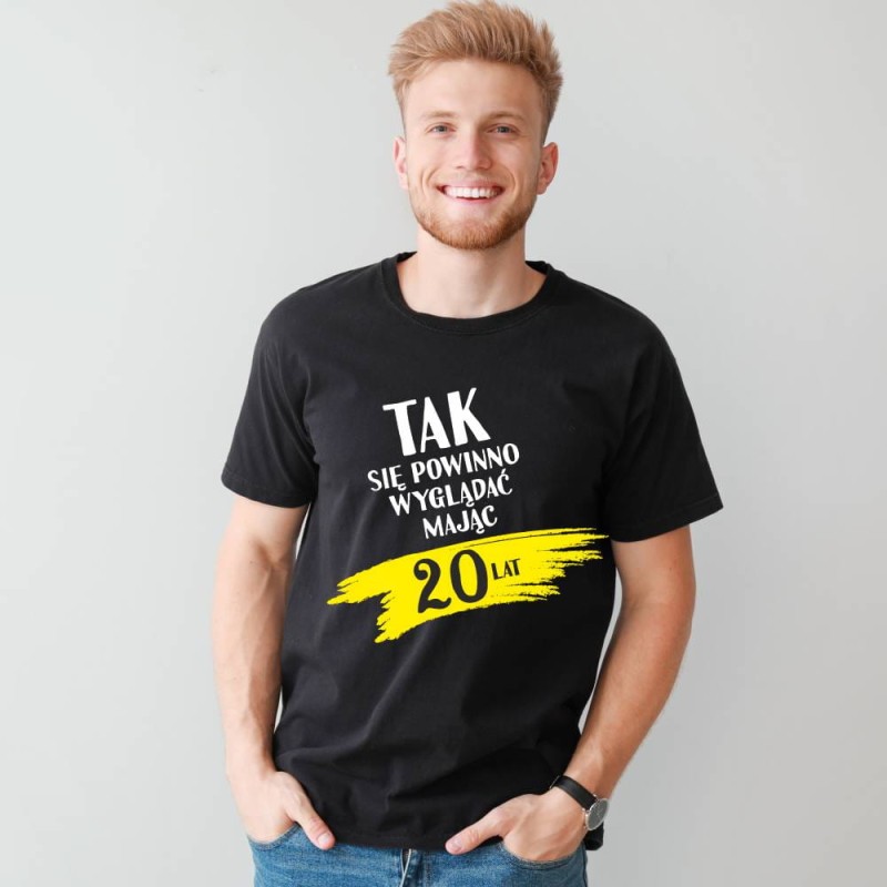 Koszulka Męska T-Shirt Urodzinowa Na Prezent