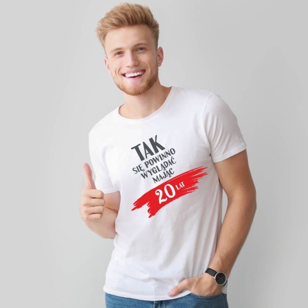 Koszulka Męska T-Shirt Urodzinowa Na Prezent