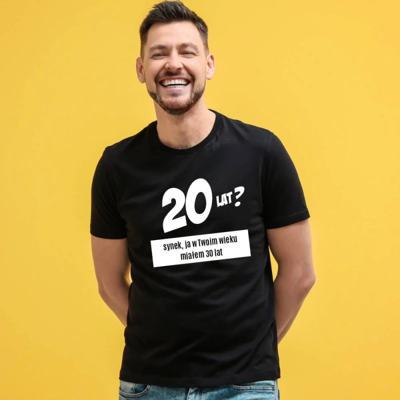 Koszulka Męska T-Shirt Urodzinowa Urodzinowa Na Prezent