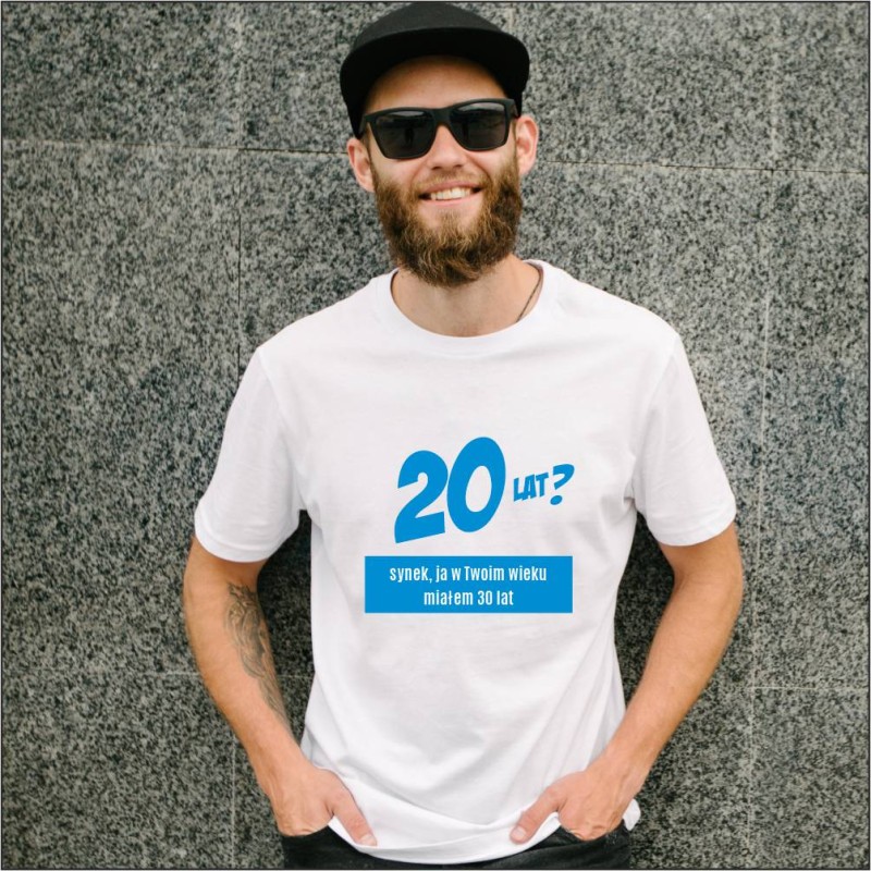 Koszulka Męska T-Shirt Urodzinowa Na Prezent