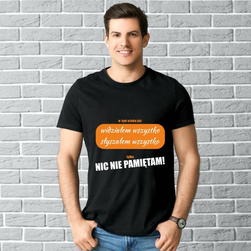 Koszulka Męska T-Shirt Urodzinowa Na Prezent