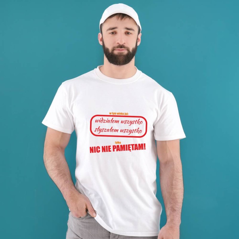 Koszulka Męska T-Shirt Urodzinowa Na Prezent