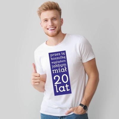 Koszulka Męska Prezent Na 20 Urodziny