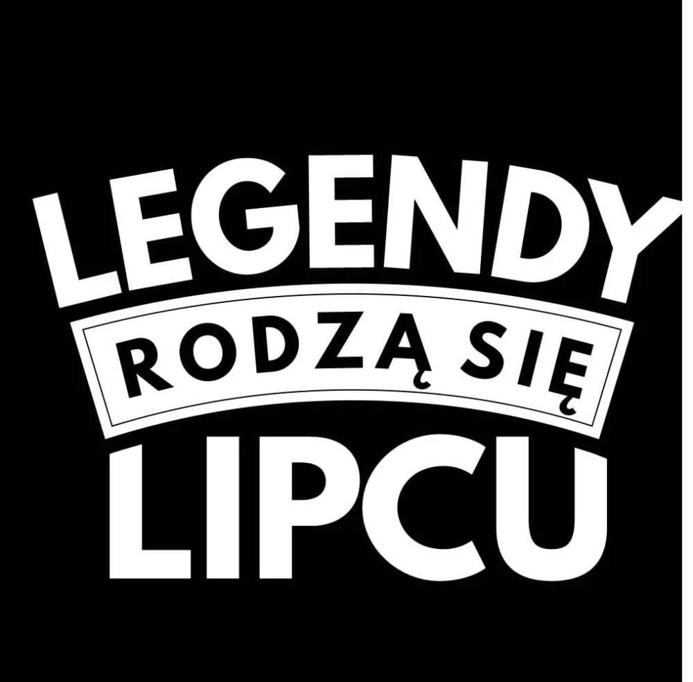 Koszulka Męska T-Shirt Urodzinowa Legendy Rodzą Się W Lipcu