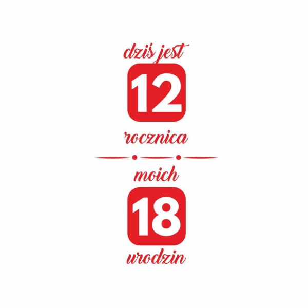 Koszulka Męska T-Shirt Urodzinowa Na Prezent