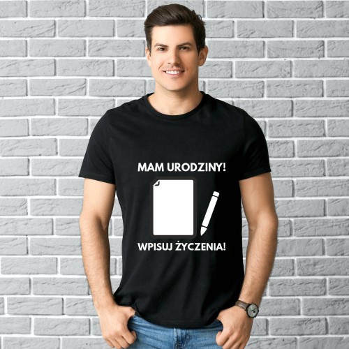 Koszulka Męska Prezent Na Urodziny