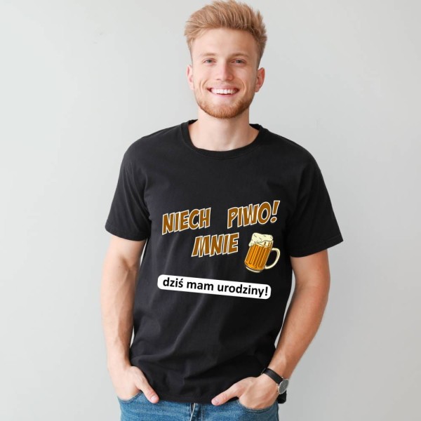 Koszulka Męska T-Shirt Urodzinowa Na Prezent