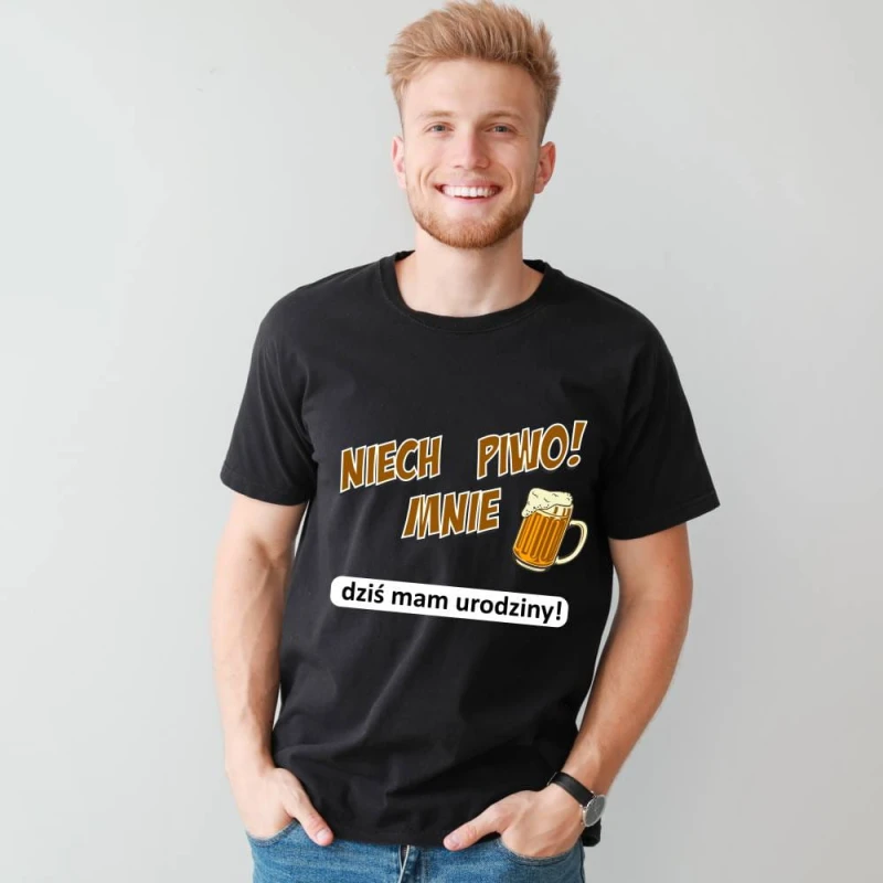 Koszulka Męska T-Shirt Urodzinowa Na Prezent