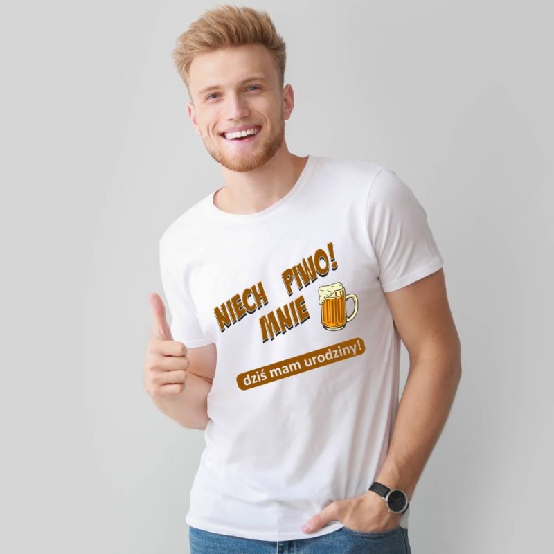 Koszulka Męska T-Shirt Urodzinowa Na Prezent
