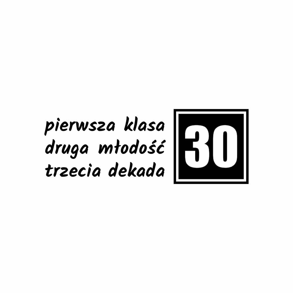 Koszulka Damska T-Shirt Urodzinowa Na Prezent Pierwsza Klasa