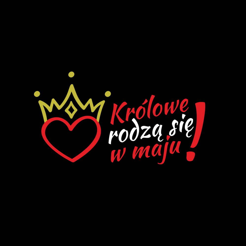 Koszulka Damska T-Shirt Urodzinowa Królowe Rodzą Się W Maju