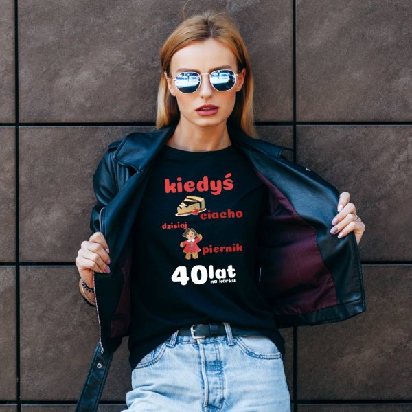 Koszulka Damska T-Shirt Urodzinowa Na Prezent