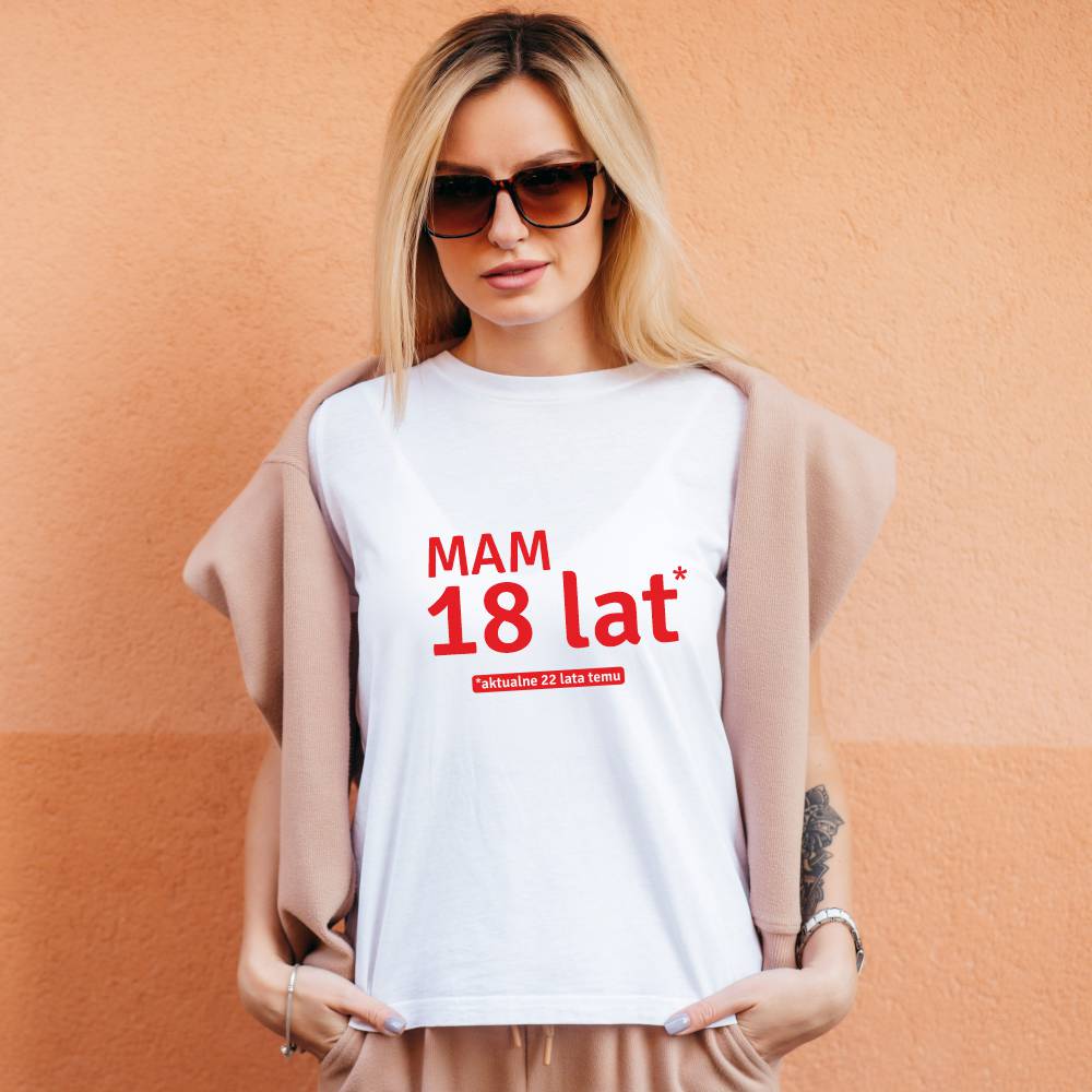 Koszulka Damska T-Shirt Urodzinowa Na Prezent