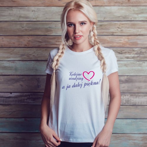 Koszulka Damska Prezent Na Urodziny