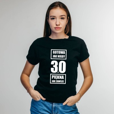 Koszulka Damska Prezent Na 30 Urodziny