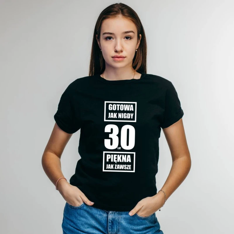 Koszulka Damska T-Shirt Urodzinowa Na Prezent