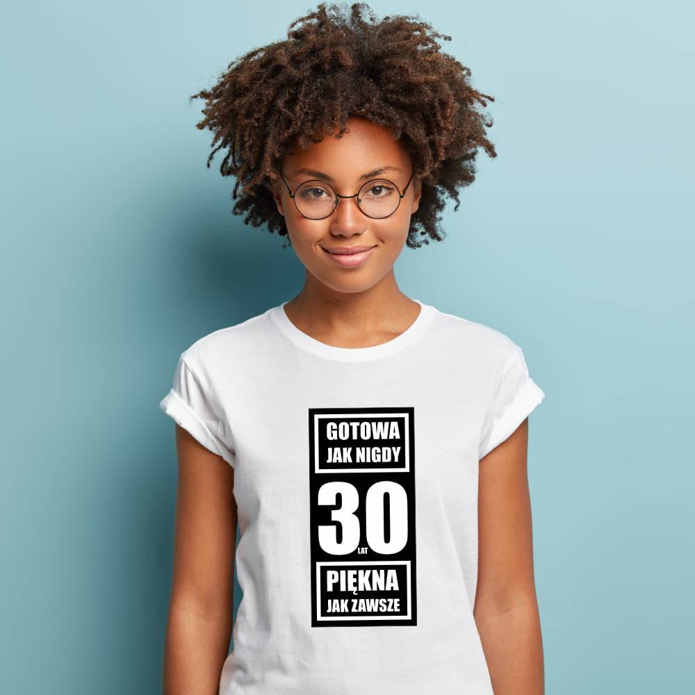 Koszulka Damska T-Shirt Urodzinowa Na Prezent