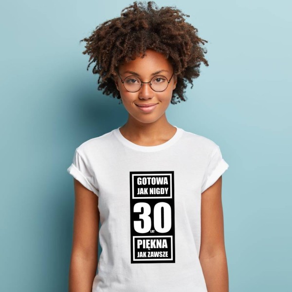 Koszulka Damska T-Shirt Urodzinowa Na Prezent