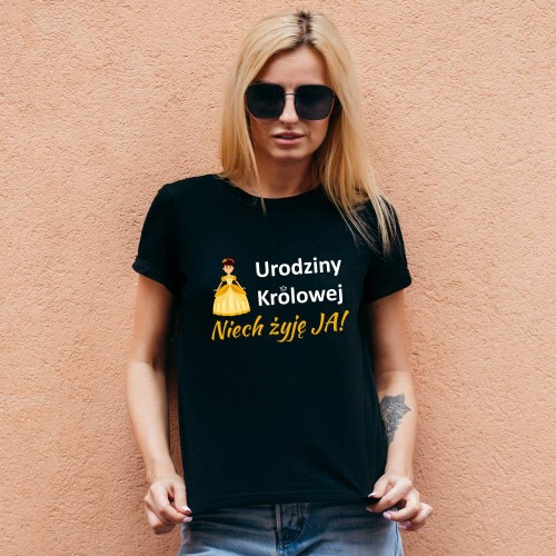 Koszulka Damska Prezent Na Urodziny Królowej