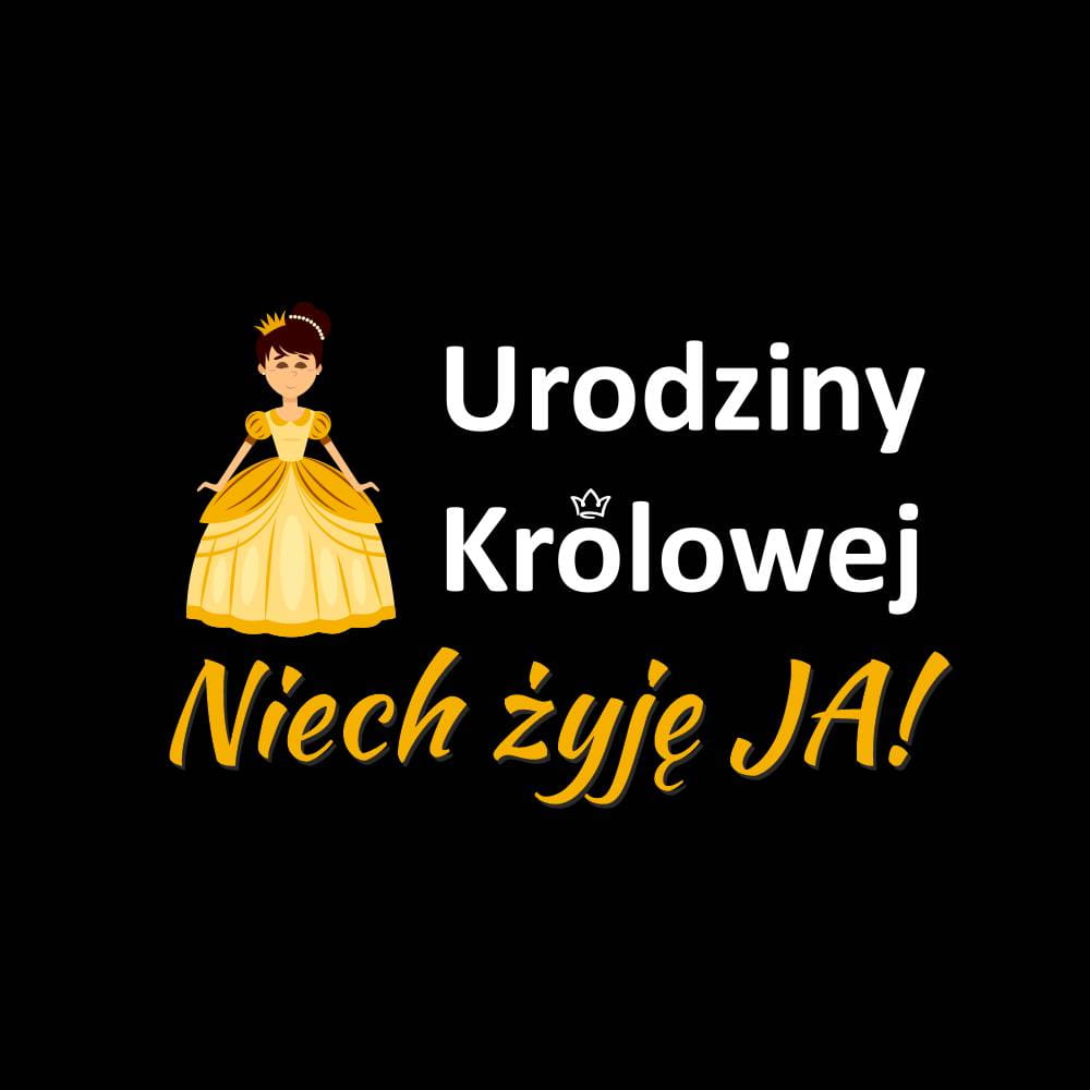 Koszulka Damska T-Shirt Urodzinowa Na Prezent Urodziny Królowej