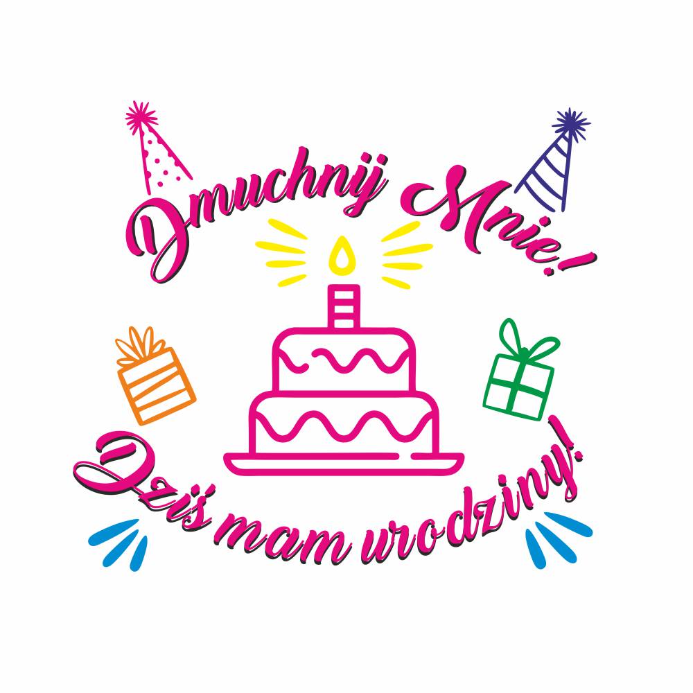 Koszulka Damska T-Shirt Urodzinowa Na Prezent