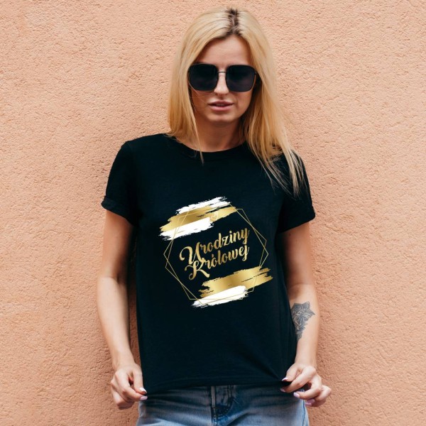 Koszulka Damska T-Shirt Urodzinowa Na Prezent
