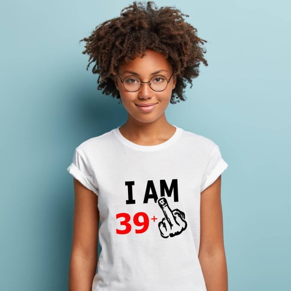 Koszulka Damska T-Shirt Na Urodziny 39+