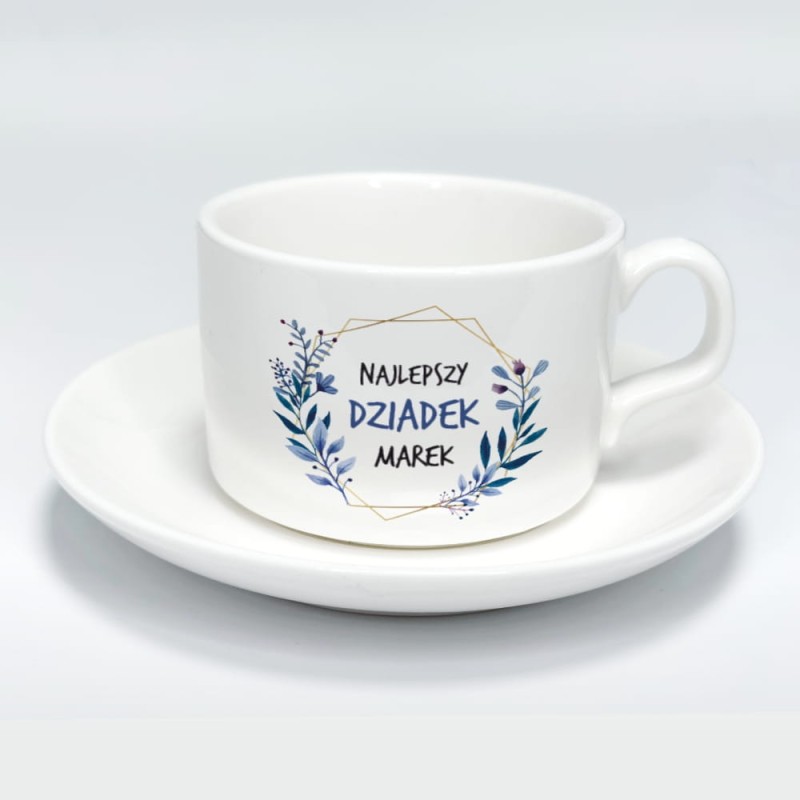 Filiżanka Najlepszy Dziadek + imię