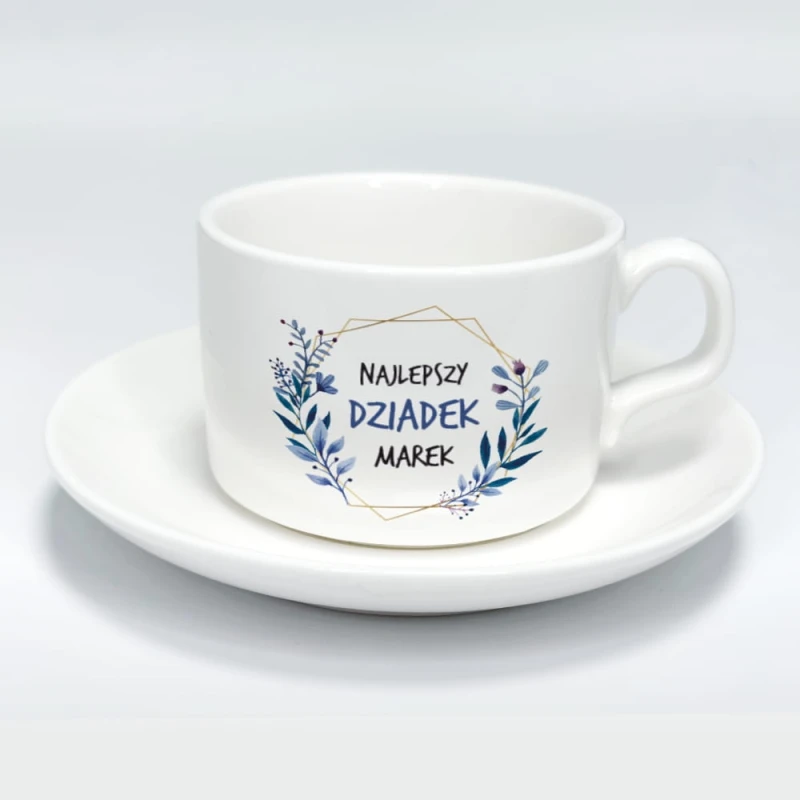 Filiżanka Najlepszy Dziadek + imię
