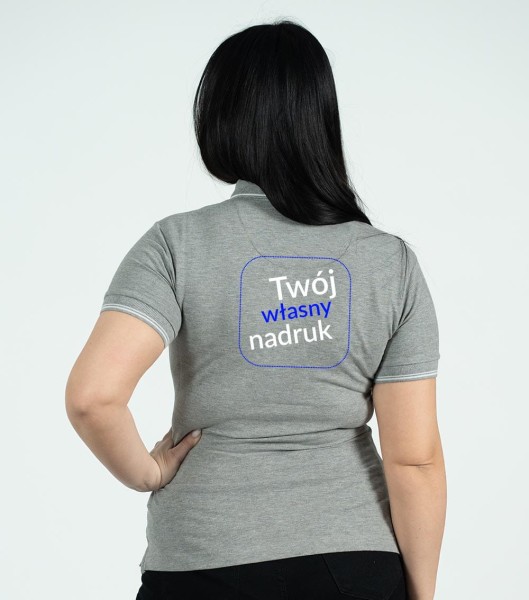 Koszulka Damska Polo Perfection Plain Z Własnym Nadrukiem