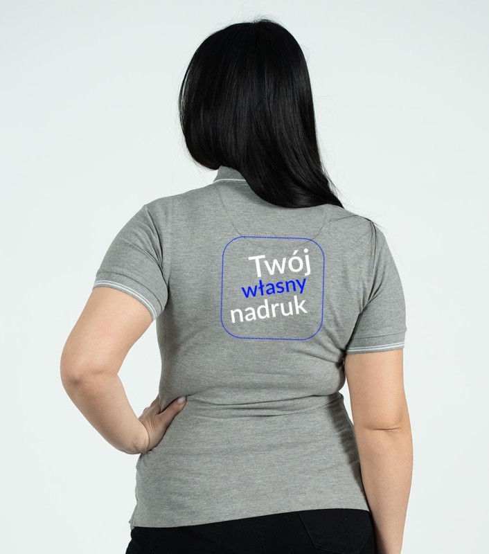 Koszulka Damska Polo Perfection Plain Z Własnym Nadrukiem