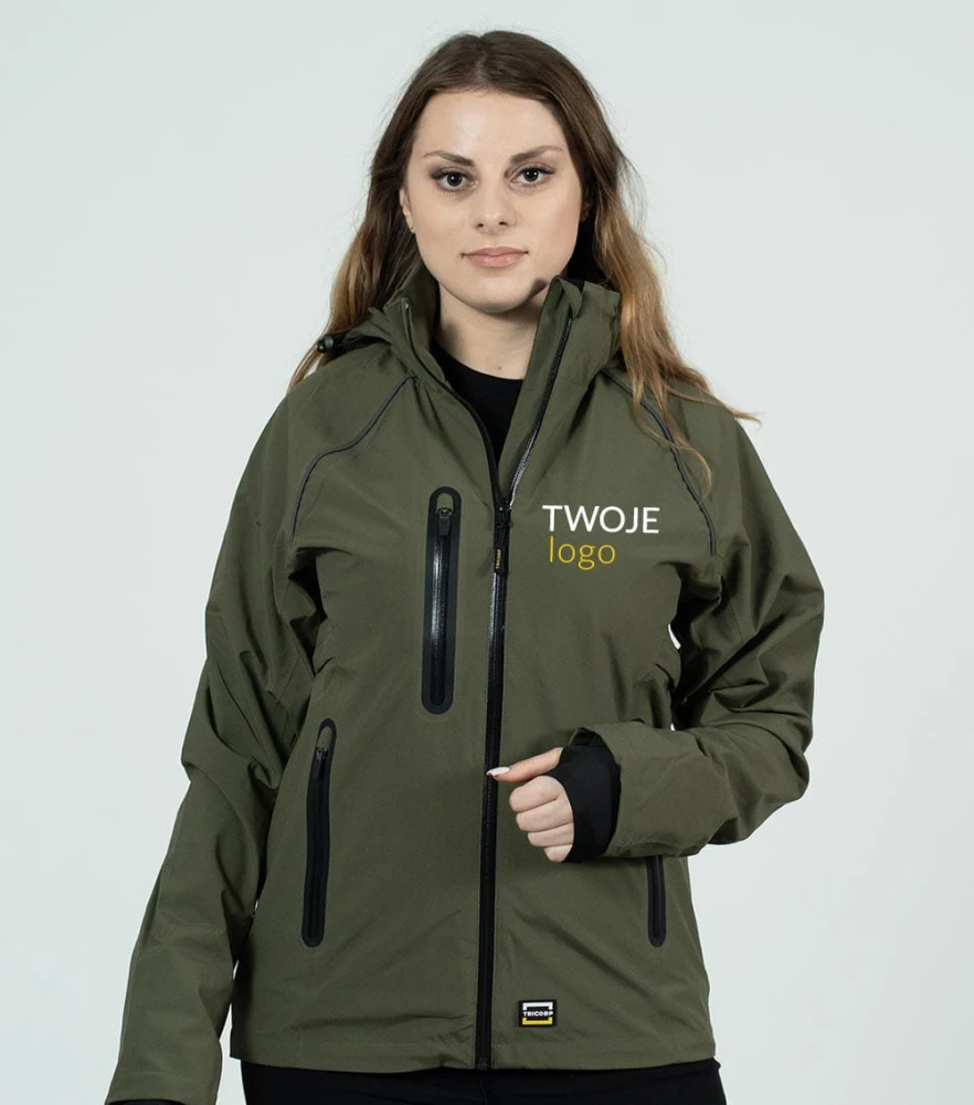 Kurtka Unisex Tech Shell Z Własnym Nadrukiem