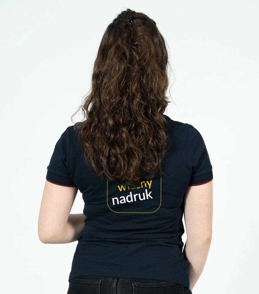 Koszulka Damska Polo Diamond Z Własnym Nadrukiem