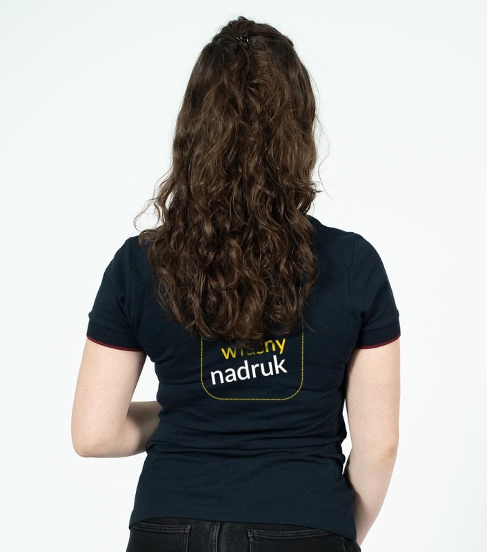 Koszulka Damska Polo Diamond Z Własnym Nadrukiem