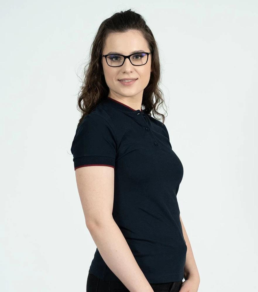 Koszulka Damska Polo Diamond Z Własnym Nadrukiem