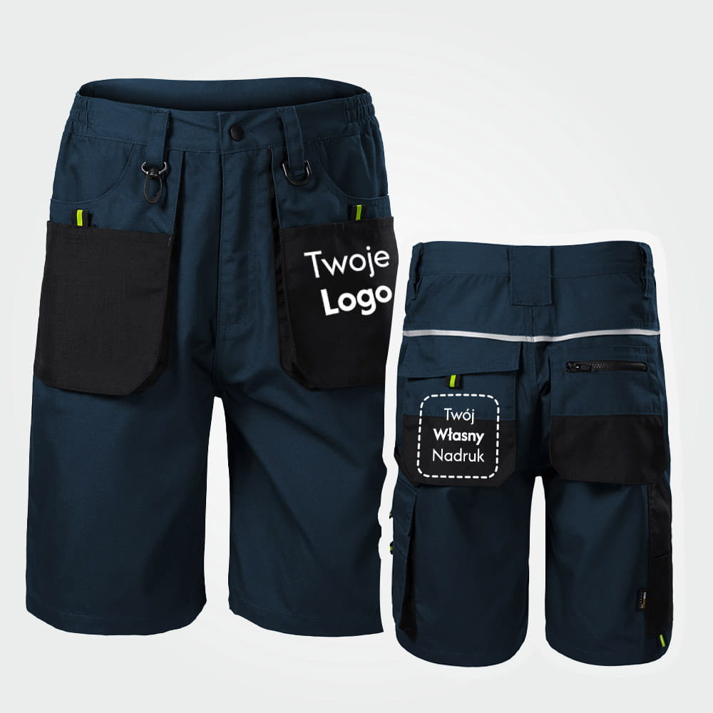 Shorty Męskie Robocze Ranger z Własnym Nadrukiem