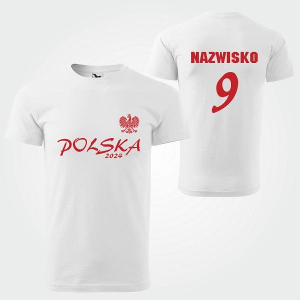 Koszulka Męska Piłkarska Kibica Polska 2024