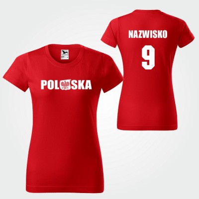 Koszulka Damska Polska Kibica
