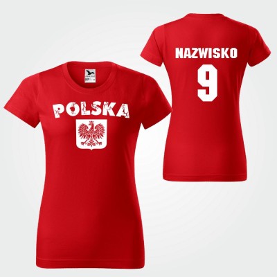Koszulka Damska Polska Kibica