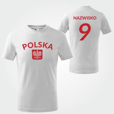 Koszulka Dziecięca Polska Kibica
