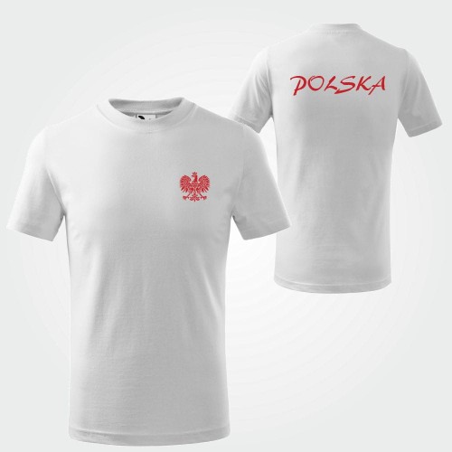 Koszulka Dziecięca Polska Kibica
