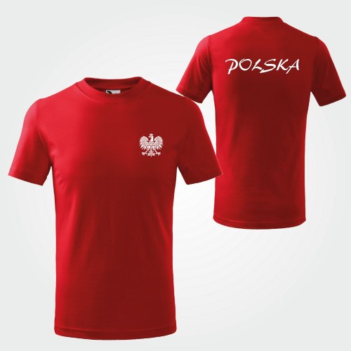Koszulka Dziecięca Polska Kibica