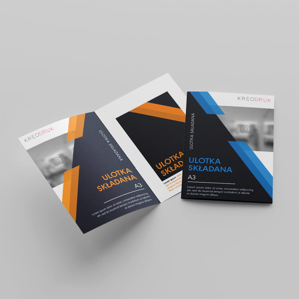 Ulotka Składana A3