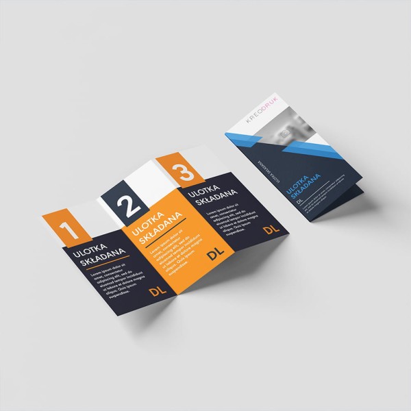 Ulotka Dl Składana Na Trzy