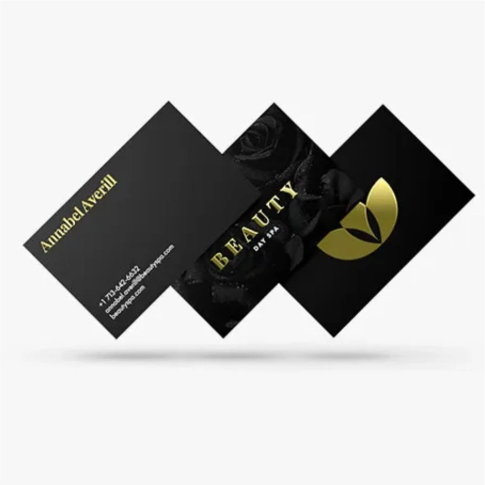 Wizytówki Premium Srebrzone/Złocone